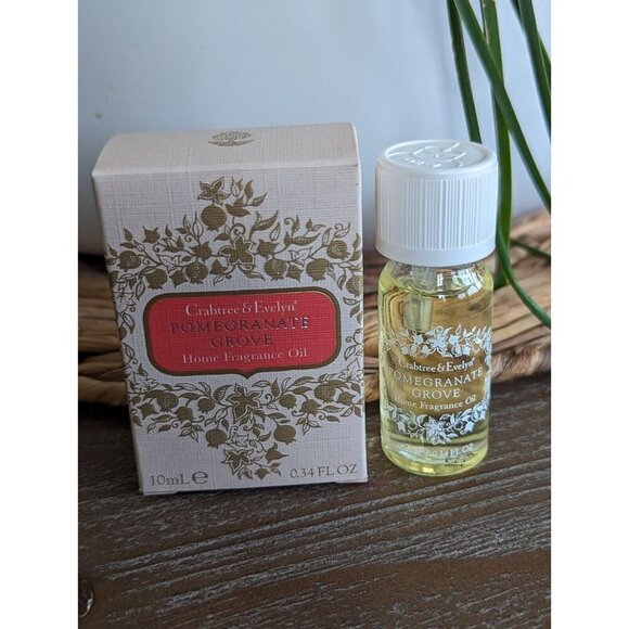 Crabtree & Evelyn POMEGRANATE GROVE Home Fragrance Oil .34 Fl oz 10mL New In Box - Picture 1 of 6